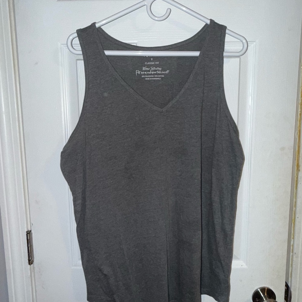 Torrid Charcoal V-Neck Classic Fit Top
